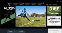Desktop Screenshot of lafintafutbol.com