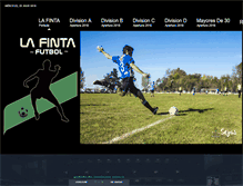 Tablet Screenshot of lafintafutbol.com
